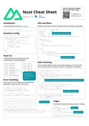Nuxt Cheatsheet: Part 1: Image 1