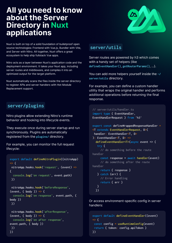 Nuxt Server Directory: Preview image