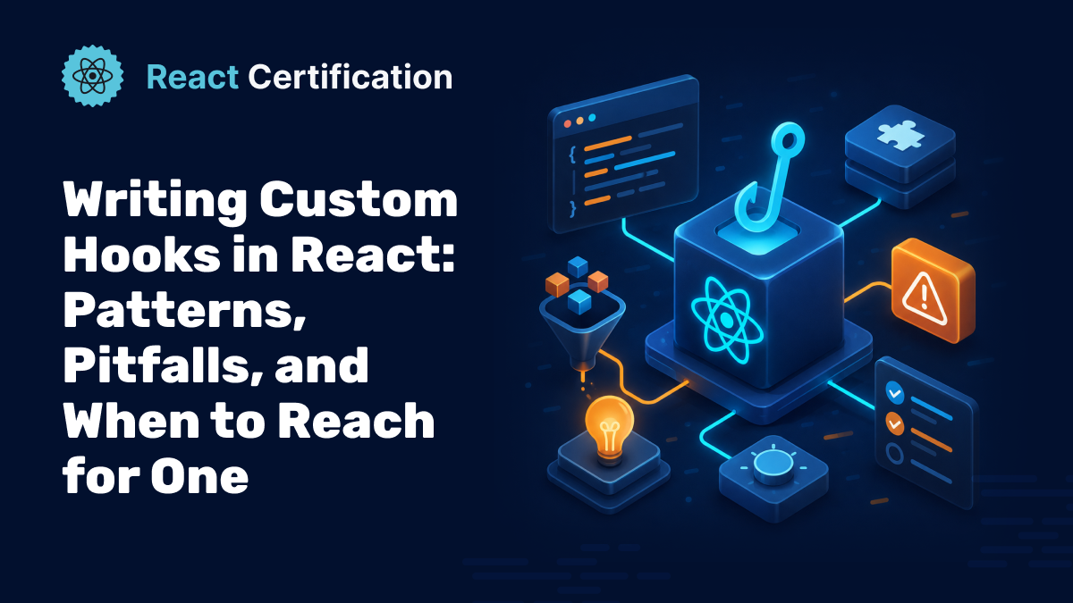 Writing Custom Hooks in React: Patterns, Pitfalls, and When to Reach for One