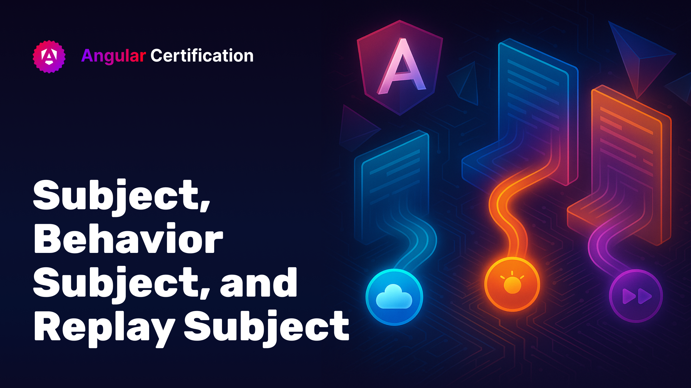 Subject, BehaviorSubject, and ReplaySubject