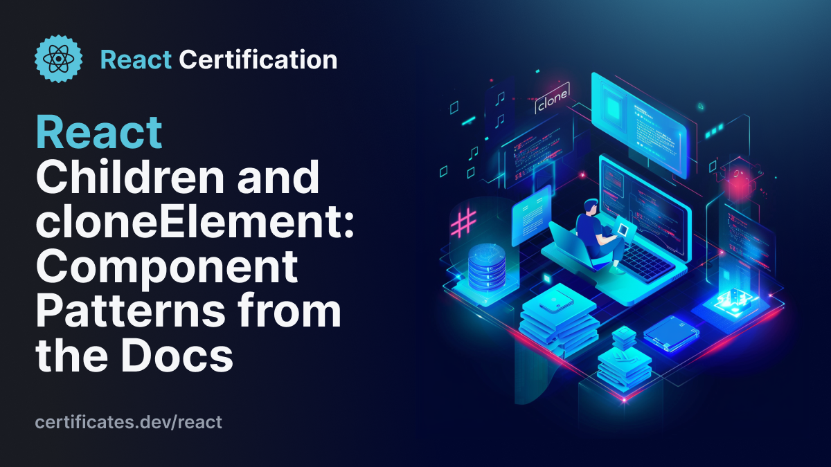 React Children and cloneElement: Component Patterns from the Docs