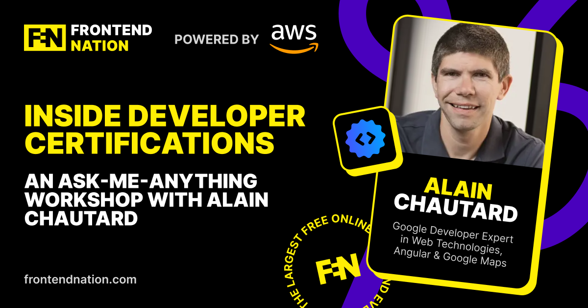Inside Developer Certifications: An AMA with Alain Chautard