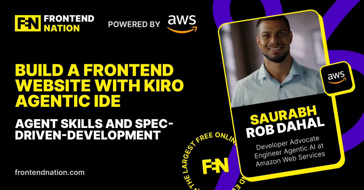 Free Workshop - Build a frontend website with Kiro Agentic IDE: Agent Skills and Spec-driven-development
