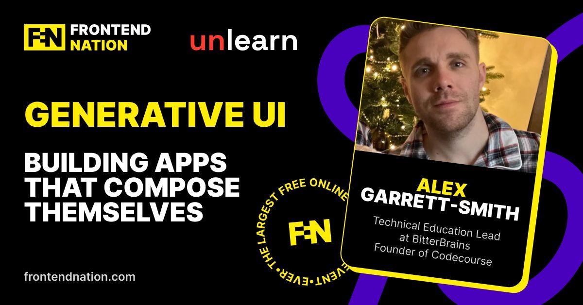 Free Workshop - Generative UI: Building Apps That Compose Themselves