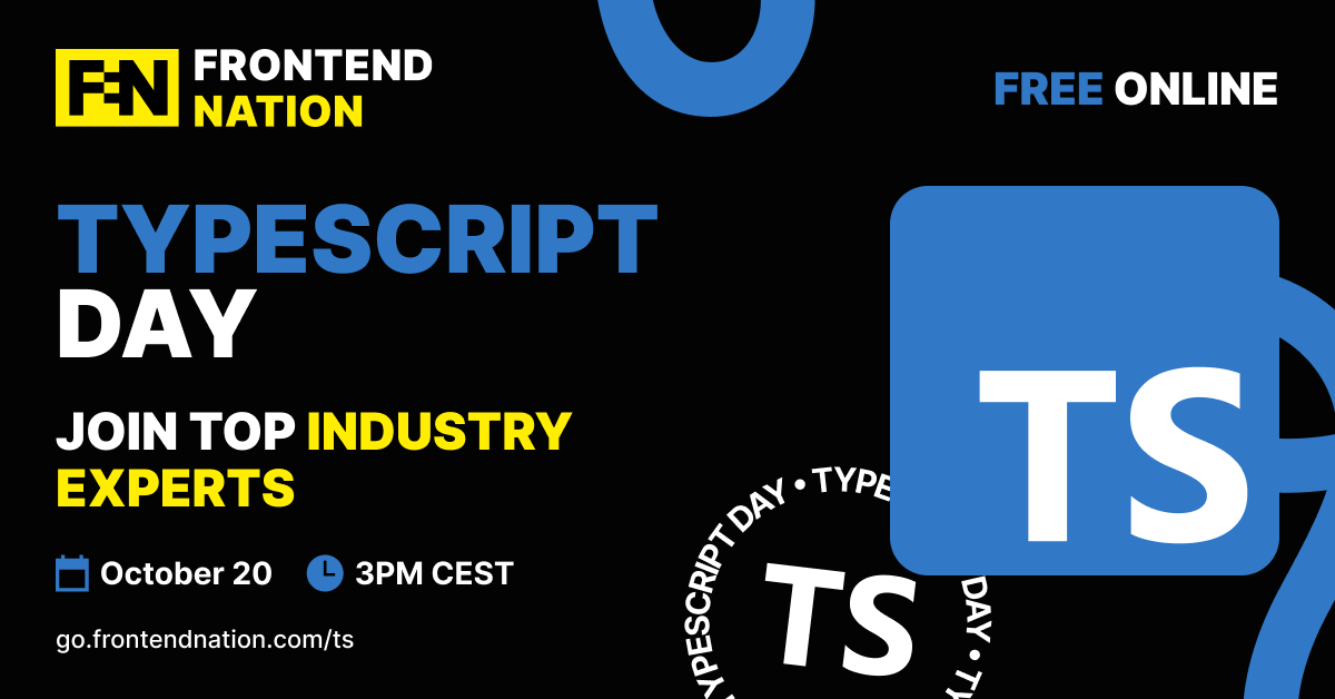 Free Live Event - TypeScript Day by Frontend Nation