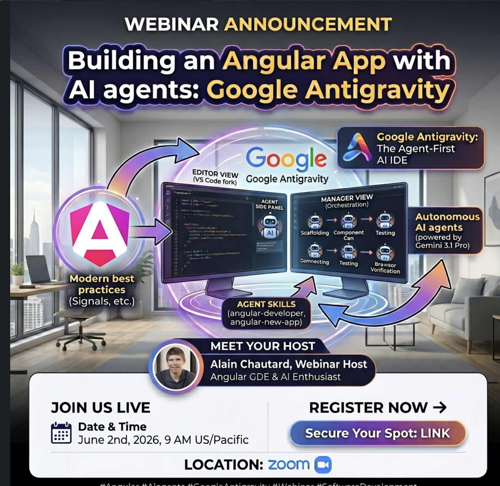 FREE workshop on Google Antigravity