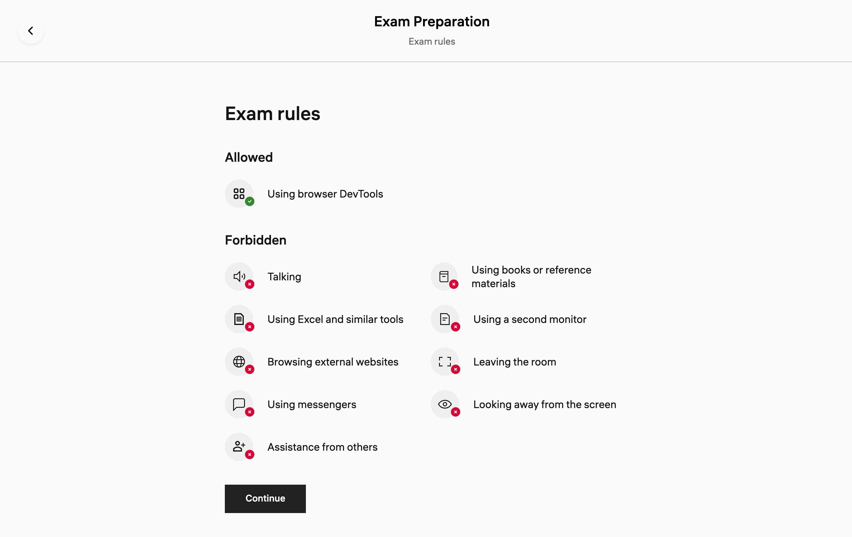 one last rules check