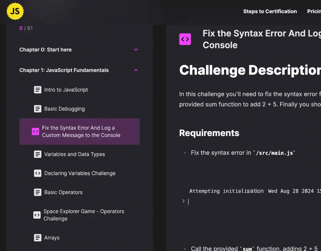 Selected Quiz Examples