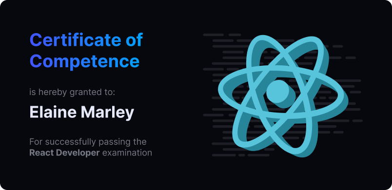 Certification of React