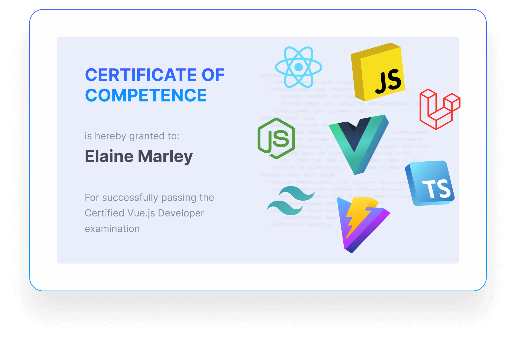 Official Vue js Certification Created With Vuejs